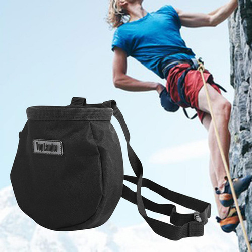 Bolsa De Tiza Para Escalada En Roca, Bolsa Con Cordón Para