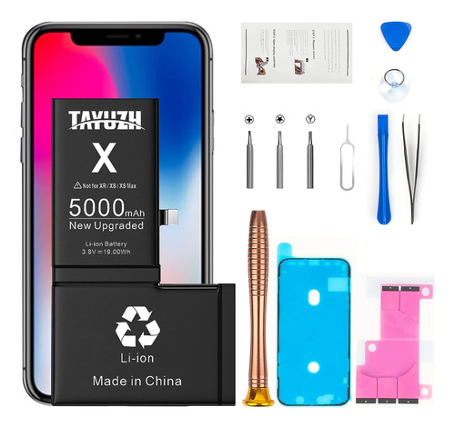 Batería Tayuzh 5000mah Para iPhone X Alta Capacidad Nueva Ba