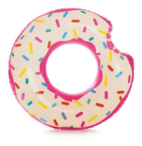 Boia Donuts Inflável Praia Piscina Homer Simpson Anel 70cm