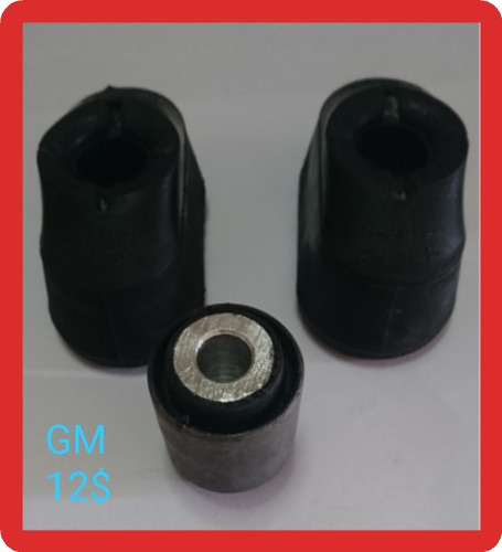 Bases Caja Motor Huesito Aveo (kit De Gomasdereparación) Gm
