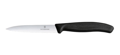 Cuchillo Cocina Victorinox Negro 6.7733 Hoja Dentada 10cm 