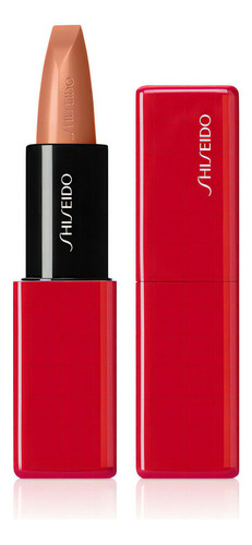 Labial Shiseido Technosatin Gel Lipstick Color 402 Chatbot - Light Peach