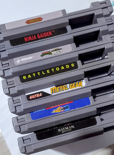 Lote Jogos Nes 8 Bits Valor Para Unidade (Usado)