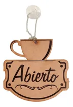 Comprar Letrero Abierto Cerrado Cafetería Café Vintage Puerta 