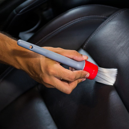 5 Juego De Cepillos Para Detalles De Automóviles Con Mango