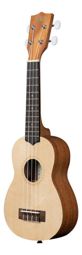 Ukulele Soprano De Caoba Satinado Con Tapa De Abeto Ka-15s-s