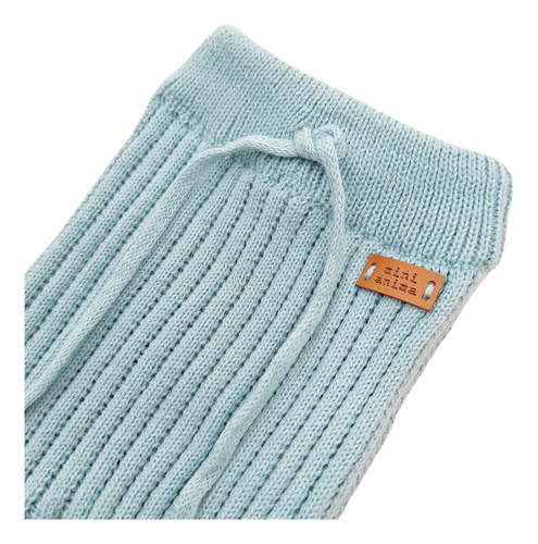 Chupin Acanalado Mini Anima Invierno Tejido Bebe Verde