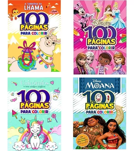 100 Páginas para Colorir Disney - Moana