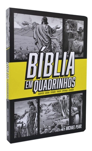 Imagem 1 de 9 de Bíblia Em Quadrinhos Capa Dura Amarela - Michael Pearl