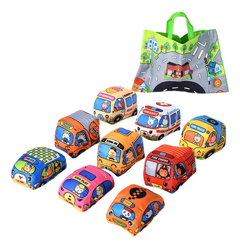 Juguete De Coches Blandos Con Bolsa De Almacenamiento De