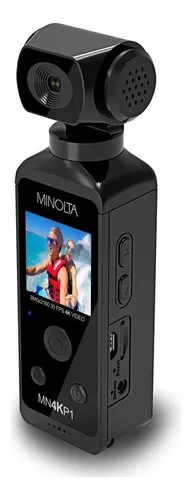 Videocámara De Bolsillo Minolta Mn4kp1 4k Ultra Hd Para