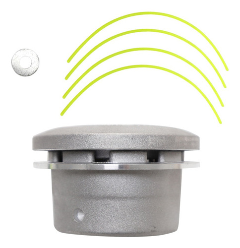 Desbrozadora Con Cabezal Cortacésped De Aluminio Atunee