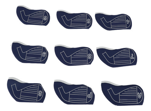 Fundas Protectoras Club Iron Head, 9 Unidades, Fundas Antipo