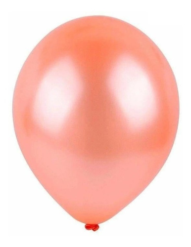 Imagen 2 de 3 de Set Globos Latex + Transparente Cristal Confetti Rosa Gold