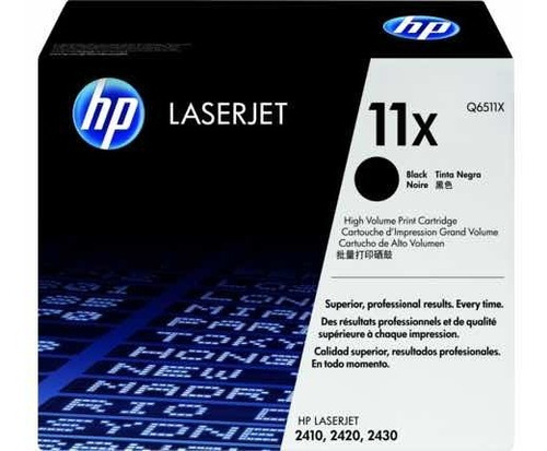 Toner Original Hp 11x. 2420/2430 Q6511x