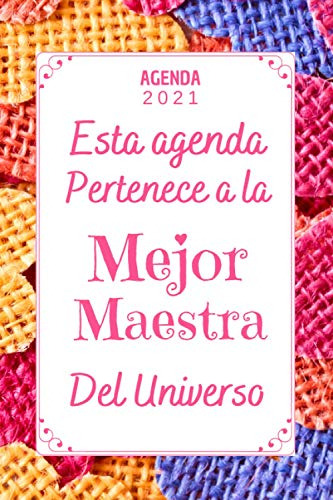 Mejor Maestra Agenda 2021: Agenda Anual 2021 Semana Vista A5