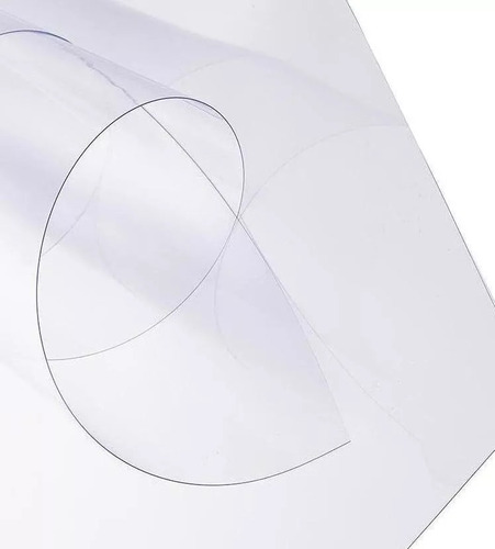 Chapa Placa Pvc Transparente Cristal Medida 120x62cmx0,50mm