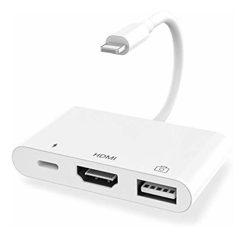 Adaptador Hdmi Adaptador De Cámara Usb 3 1 1080p Av Di...