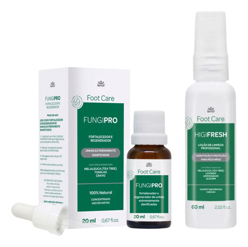 Kit Foot Care Fungipro E Higifresh Wnf - Cuidado Mãos E Pés