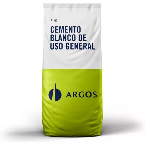 Cemento Blanco 1 Kg Argos - Kg a $10900