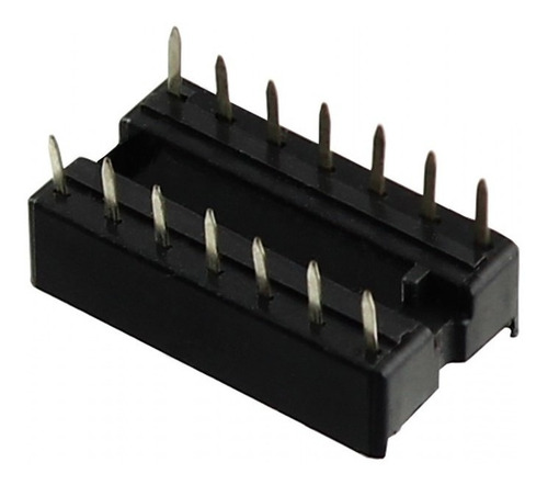 Soquete Para Ci 14 Pinos Dip Estampado Pci - Kit 5 Peças