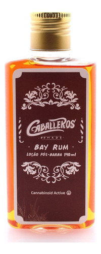 Loção Pós Barba Caballeros Com Cannabinoid Bay Rum Essence
