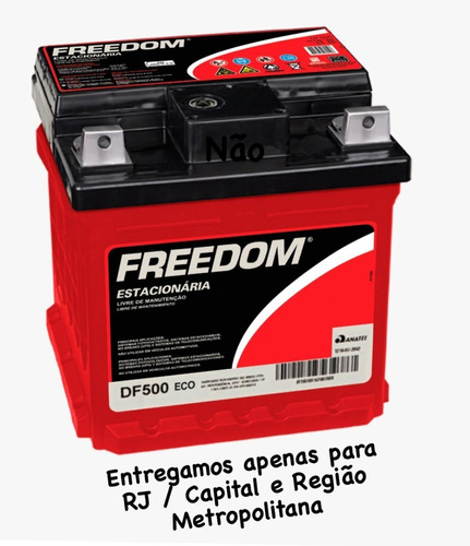 Bateria Estacionaria Freedom Df500 12v 40ah Nobreak, Solar 