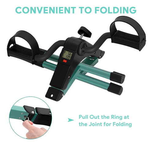 Ejercitador De Pedal Plegable - Mini Bicicleta De Ejerc...