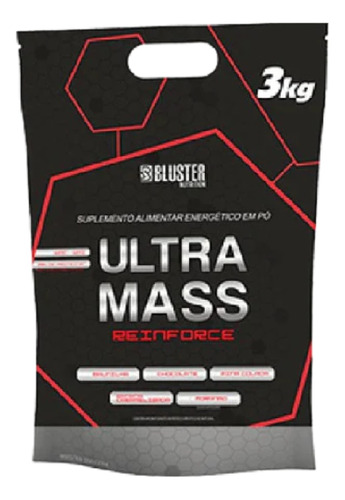 Ultra Mass Hipercalórico  Bluster Nutrition 3 Kg