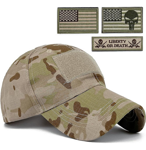 Sombreros De Beisbol De Camuflaje Para Hombre Con Bandera Es