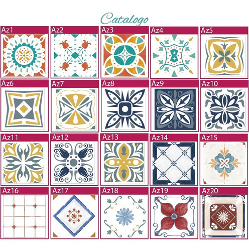 Imagen 2 de 9 de Vinilos Azulejos Autoadhesivos, Baño, Cocina 20x20. 12un