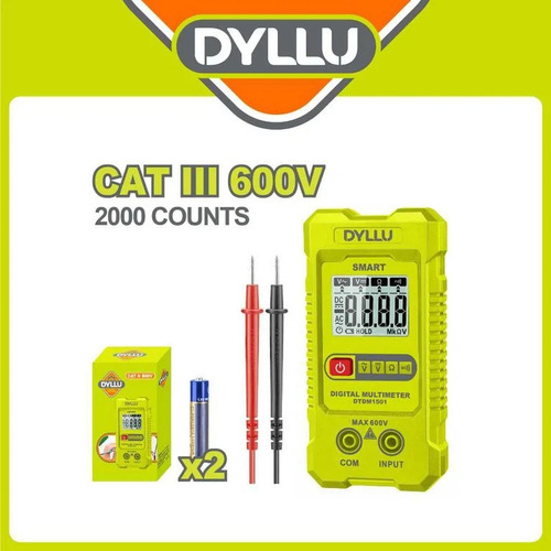 Multimetro Tester Digital 600v (2000 Cuentas) Dyllu By Total