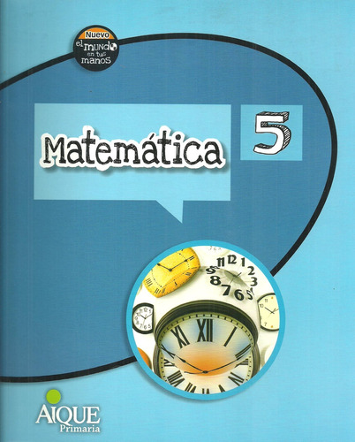 Matematica 5 Nuevo El Mundo En Tus Manos - Gustavo Barallobr
