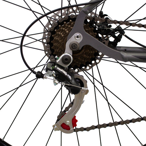 Bicicleta Tkz Fuji 21v Shimano Tourney Quadro 17 Alumínio Cor Grafite Tamanho Do Quadro 17