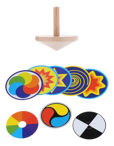 Juego Clásico De Giroscopio 6 Piezas