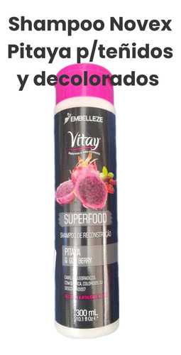 Shampoo Novex Pitaya Sin Sal