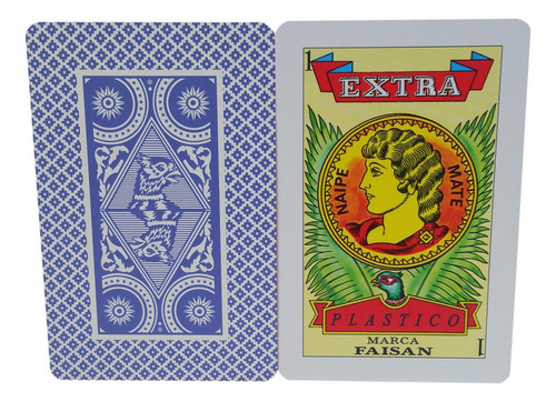 Cartas Mexicanas Naipe De Style Espanol Faisan Extra Bl...