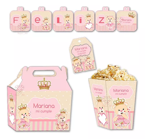 Kit imprimible gratis Princesa Peach candy bar