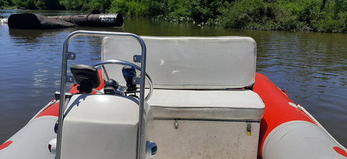 Semirrigido Bote 4.10 Metros Con Motor Jhonson 40hp 2t