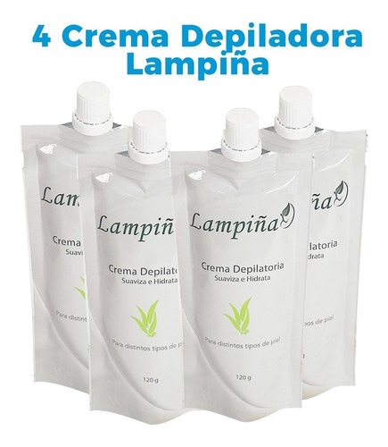 Crema Depiladora Corporal Lampiña- 4 Unid