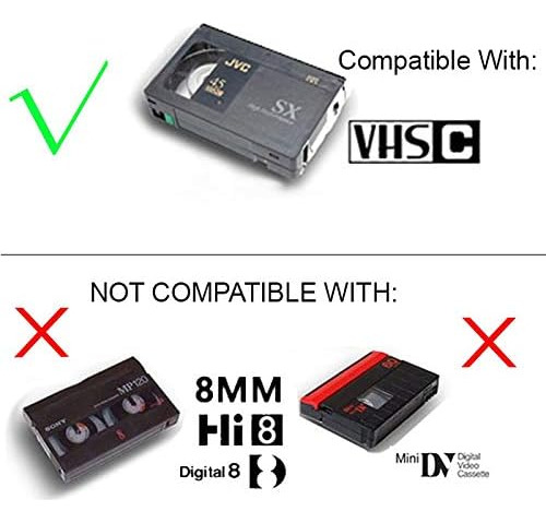 Adaptador De Casete Vhs-c Motorizado Para Jvc C-p7u Cp6bk...
