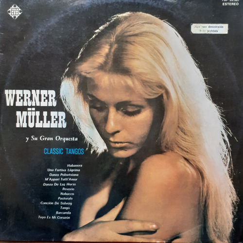 Vinilo Werner Muller (classic Tangos)