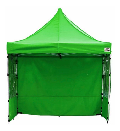 Carpa 3h 2x2 Hierro Completa Verde Oscuro