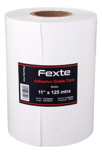 Adhesivo Doble Cara Rollo 11'' X 125 Mtrs Largo Fexte