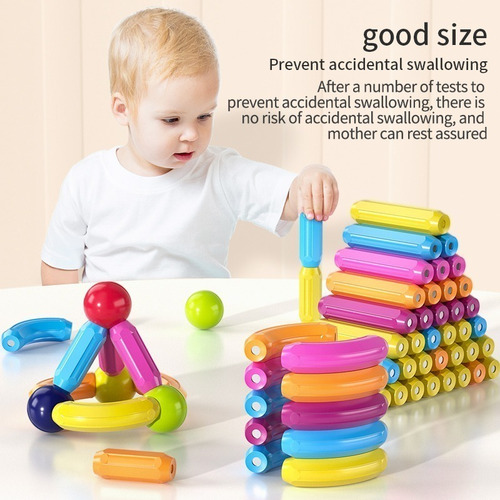 Juego De Imanes For Niños Con Bloques De Construcción De
