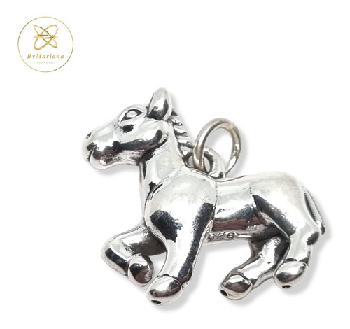 Dije Plata Inflada Caballo 2,9 Grs