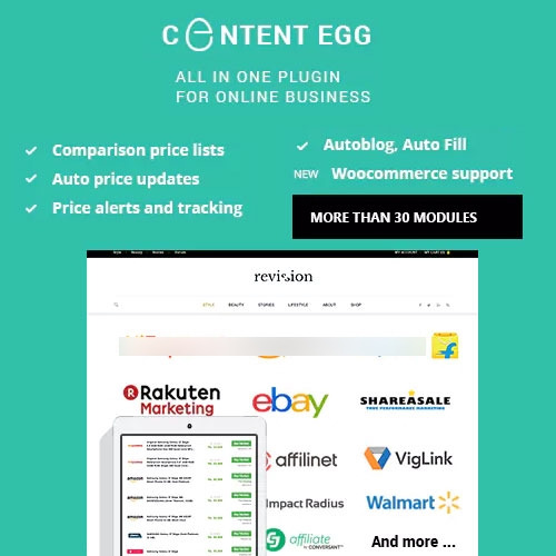 Content Egg All In One Plugin For Affiliate, Price Comparis