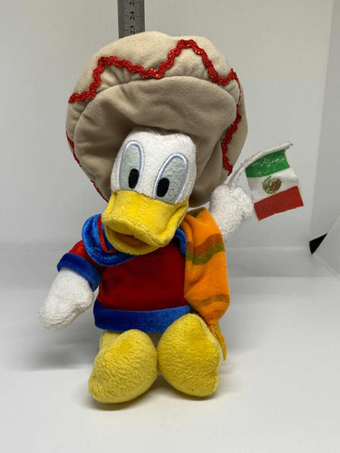 Peluche Pato Donald Traje Y Sombrero Mexicano