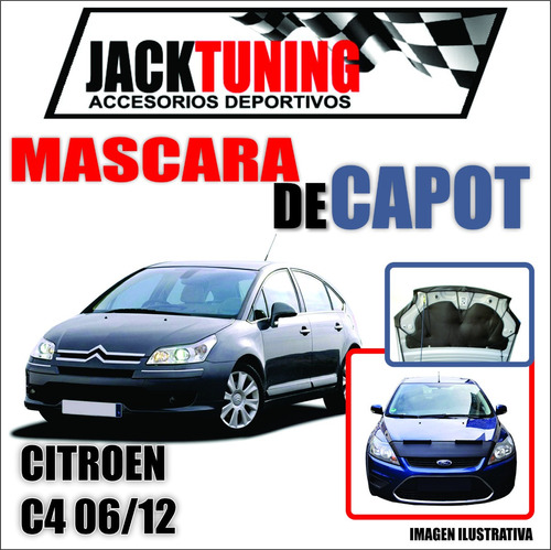 Mascara De Capot Citroen C4 06/12 En Ecocuero