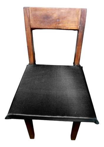 Almohadón Cubre Asiento 40x40 Cm Impermeable Antidesgarro Negro Liso